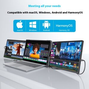 14-inch Dual-screen Portable Display External Convenient Display