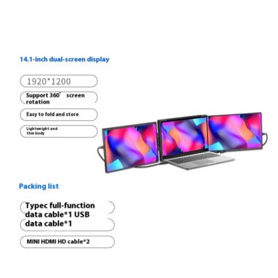 14-inch Dual-screen Portable Display External Convenient Display - Image 6
